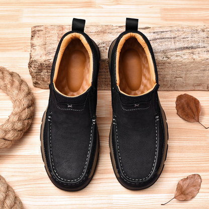 (⏰Last day 40% OFF🔥)Men's Comfortable Genuine Leather Ankle Boots Orthopedic Shoes