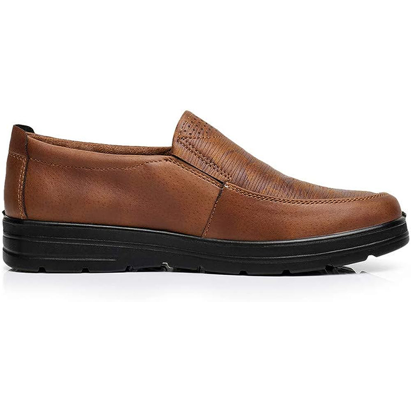 (⏰Last day 40% OFF🔥)Men's Genuine Leather Breathable Lightweight  Slip-On Orthopedic Walking Shoes