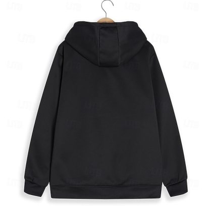 Men's Cowboy Deer Sweatshirt Long Sleeve Sweatshirts  Hooded Vintage Western Style Vacation Streetwear Fall & Winter Black Brown Green Clothing Apparel Designer Graphic Print S M L XL XXL XXXL