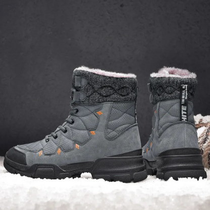 Men's Winter Warm Waterproof Snow Boots  Hiking Boots Snow Boots
