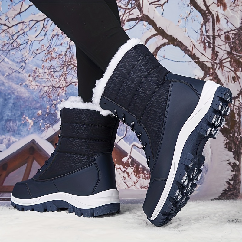 🔥Last Day Promotion 50% OFF - Women's Comfortable And Warm Genuine Leather Wool Snow Boots