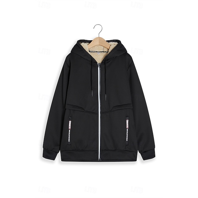 Men's Hoodie Full Zip Hoodie Fleece Jacket Black White Wine Army Green Navy Blue Hooded Plain Sports & Outdoor Daily Holiday Vintage Streetwear Casual Fall & Winter Clothing Apparel Hoodies