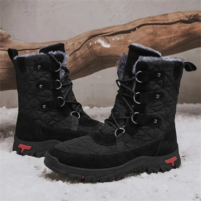 🔥Hot Sale-Men's Genuine Leather Comfortable Snow Boots Warm Boots Combat Boots