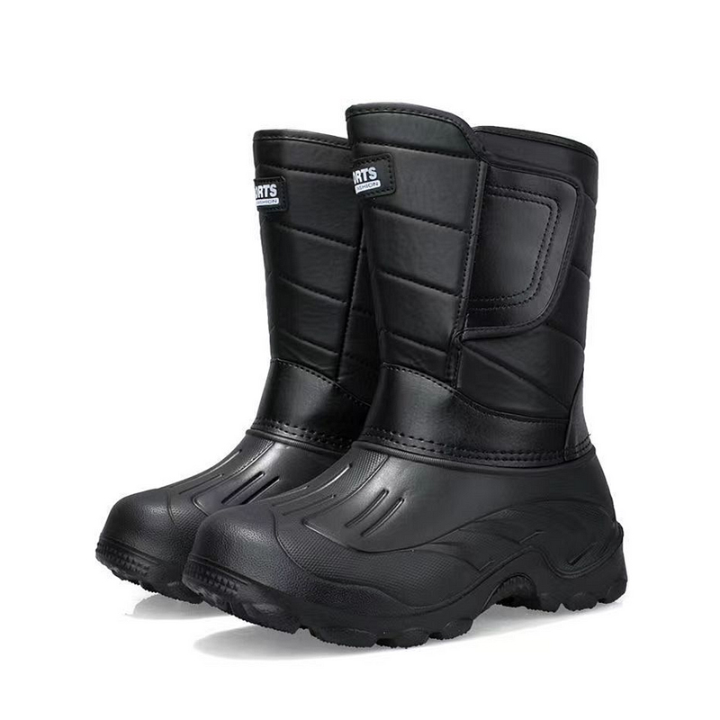 Men's Warm Winter Boots Waterproof Non-Slip Fishing Boots Work Boots (Insulation Rating: -40°F)