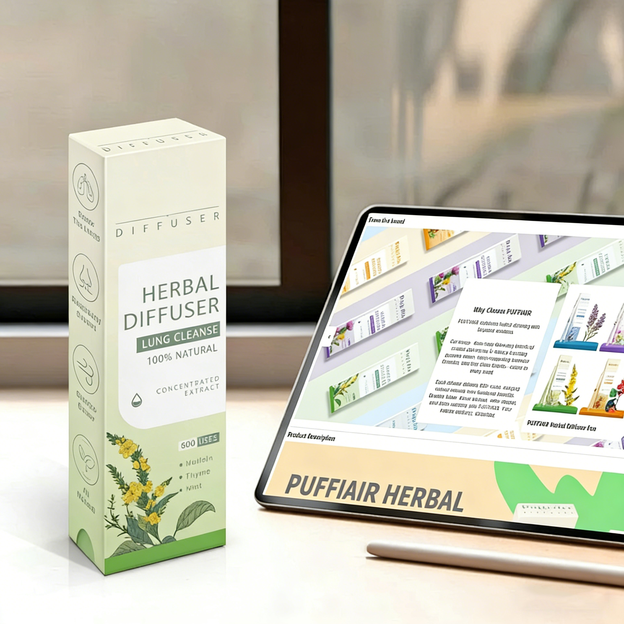 New Blend - Full Set Diffusers – 4 Aroms In 1 Box