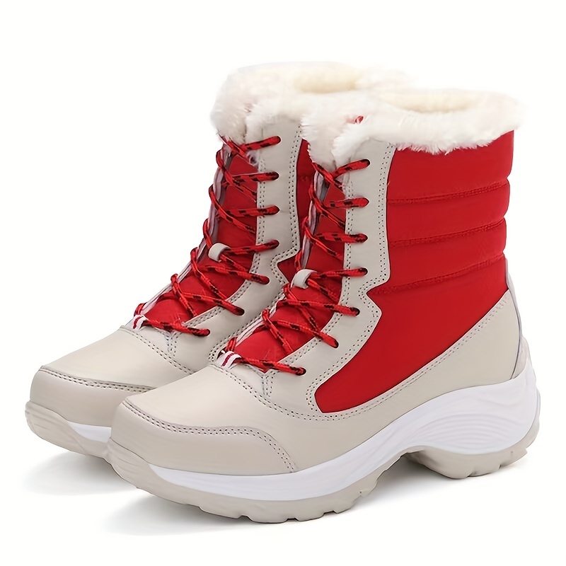 🔥Last Day Promotion 50% OFF - Women's Comfortable And Warm Genuine Leather Wool Snow Boots
