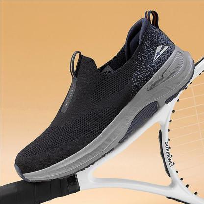 🏃👟48% OFF !!!🔥Clearance!!🔥Men's Daily Breathable Shock-Absorbing Slip-On Orthopedic Sneakers
