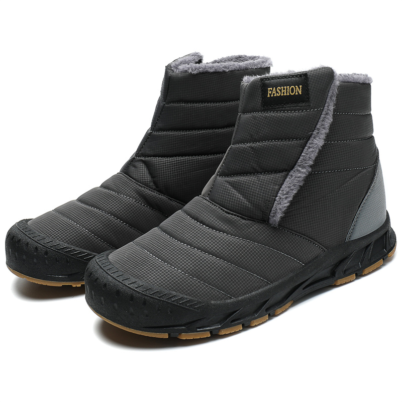 Men's Comfortable Waterproof Warm Orthopedic Winter Snow Boots Casual Ankle Shoes