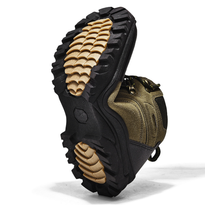 Men's Comfortable and Warm Wool Lined Hiking Shoes