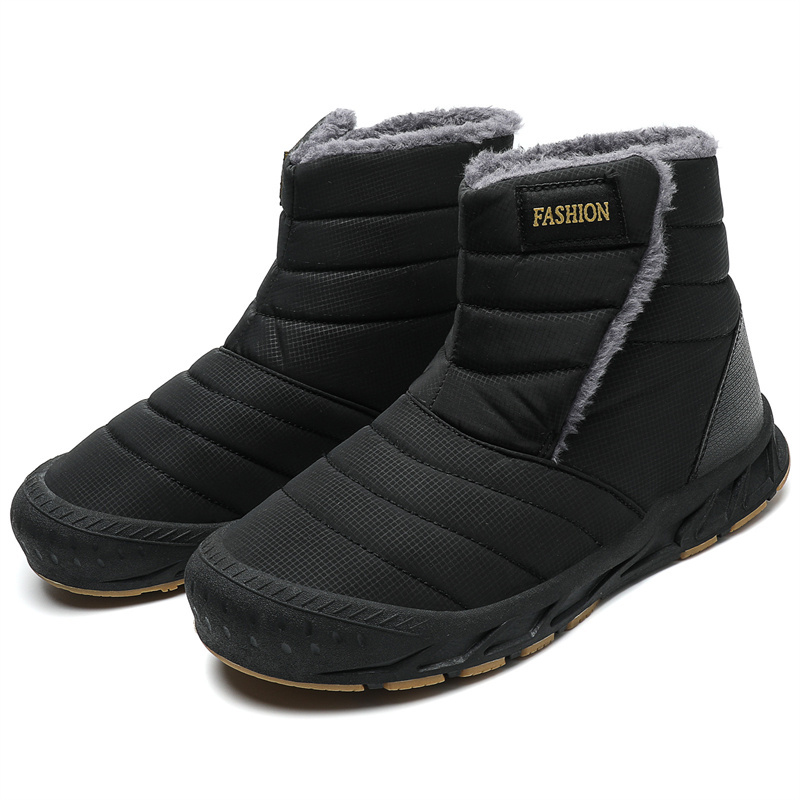 Men's Comfortable Waterproof Warm Orthopedic Winter Snow Boots Casual