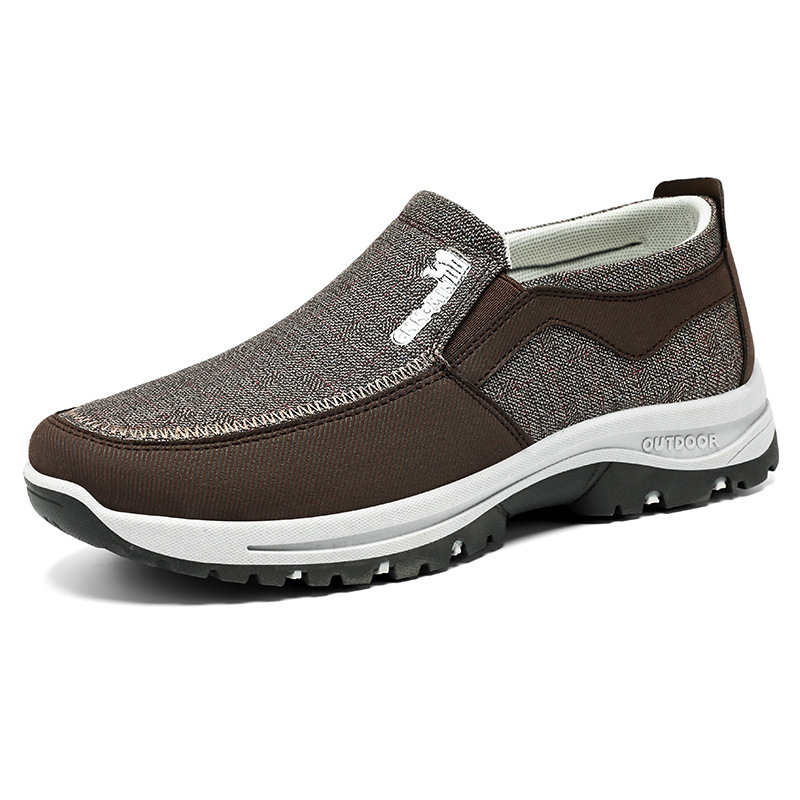 (Limited Time Sale 70% OFF) Men's Slip-On Walking Shoes with Lightweight Cushioned Sole