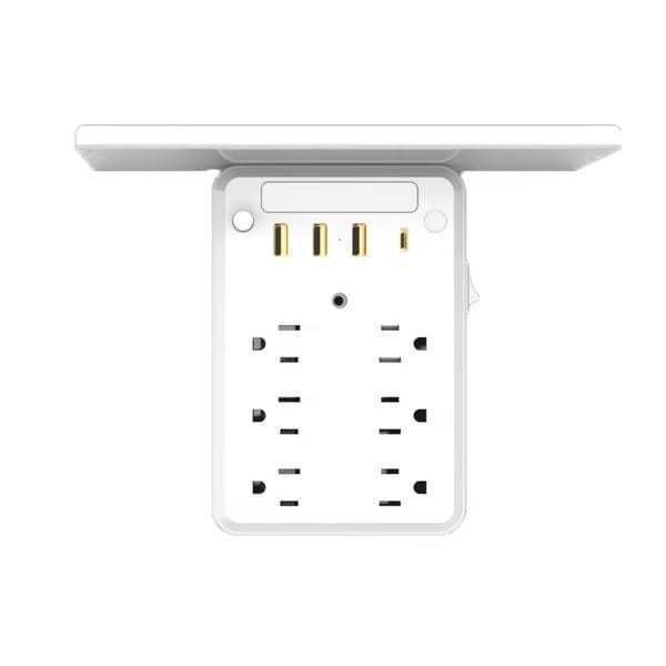 Wall Socket Extender with Shelf & USB Ports – Organize & Power Up Your Space 🌟
