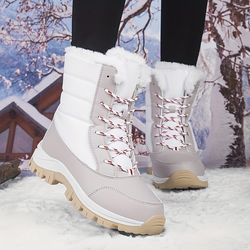 🔥Last Day Promotion 50% OFF - Women's Comfortable And Warm Genuine Leather Wool Snow Boots