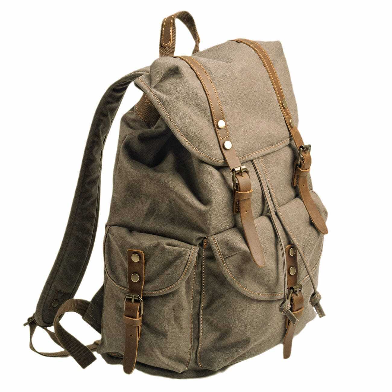 Military Canvas Backpack | FLORENZ
