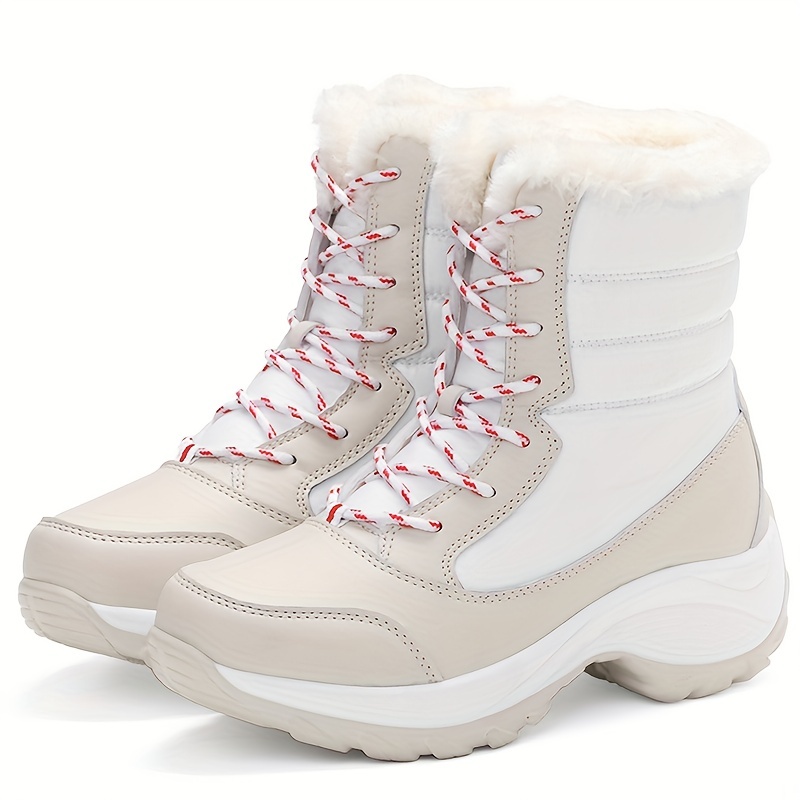 🔥Last Day Promotion 50% OFF - Women's Comfortable And Warm Genuine Leather Wool Snow Boots