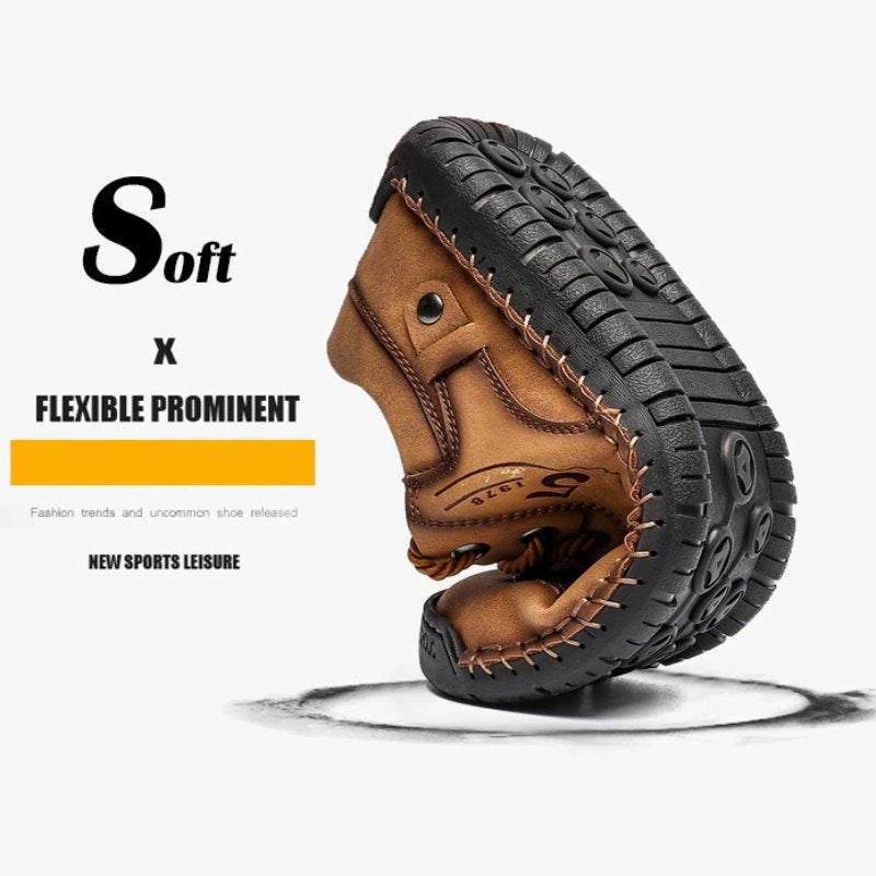 ReliefFoot™⏰Promotion - 70% OFF🔥Soft Leather Vintage Orthotic Shoes for Men