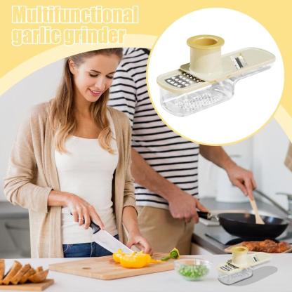 🥗 Multifunctional garlic grinder and professional slicer, easy to use and clean 🧊