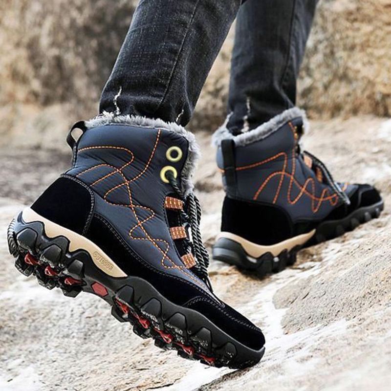 Men's Comfortable and Warm High-top Snow Boots (Durable Upgrade)