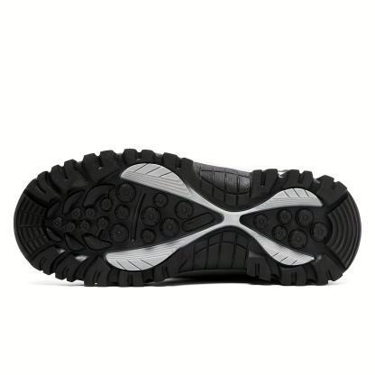 Men's High Top Snow Boots Warm Fleece Waterproof Non-Slip Hiking Boots Work Boots