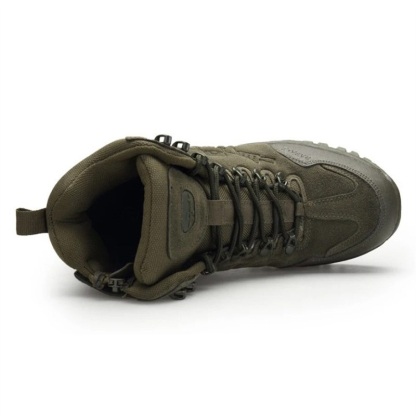 Men's Orthopedic Support Waterproof Combat Boots Lightweight Non-Slip Anti-Puncture Work Boots (Durability Upgrade)