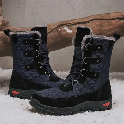 🔥Hot Sale-Men's Genuine Leather Comfortable Snow Boots Warm Boots Combat Boots