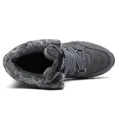 🔥HOT SALE-Men’s Keep Warm Waterproof Orthopedic Snow Boots Hiking Boots