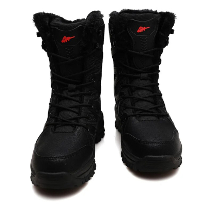 Women's Fashion Comfortable Waterproof Warm Fleece Snow Combat Boots