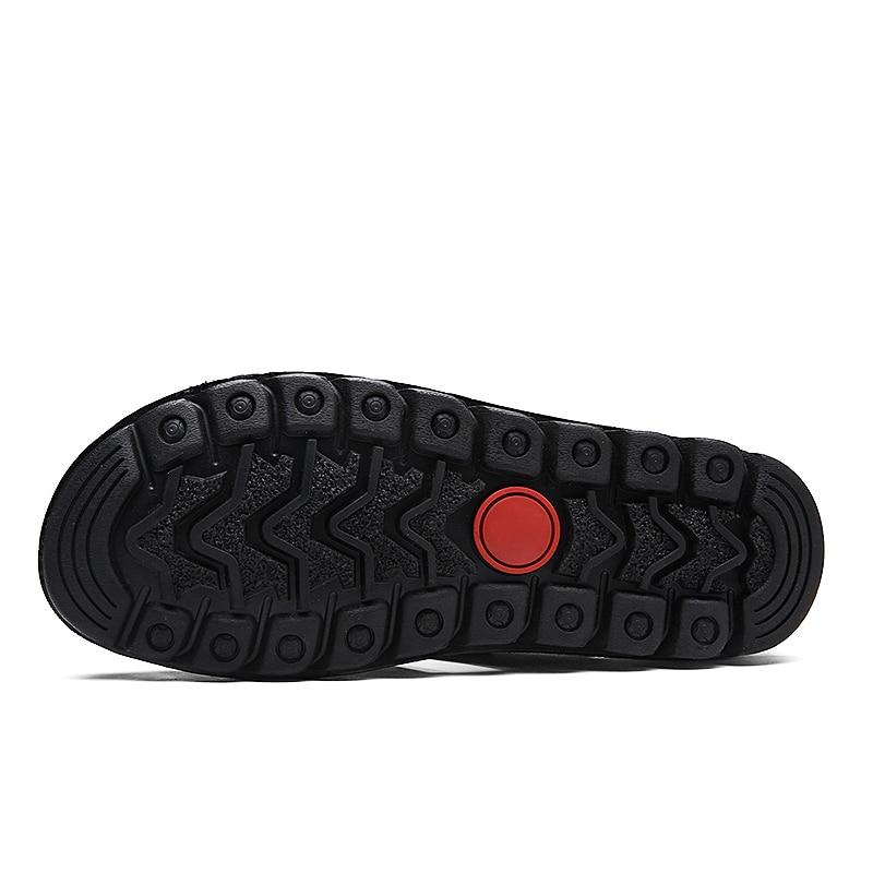 [Copy]High quality cow leather sandals summer outdoor handmade men sandals fashion comfortable men beach leather shoes