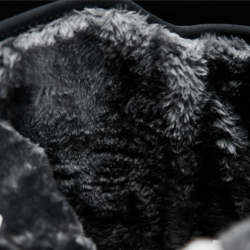 Men's High Top Snow Boots Warm Fleece Waterproof Non-Slip Hiking Boots Work Boots