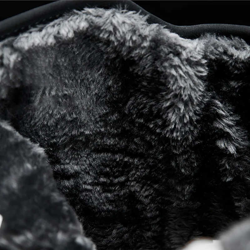 Men's High Top Snow Boots Warm Fleece Waterproof Non-Slip Hiking Boots Work Boots