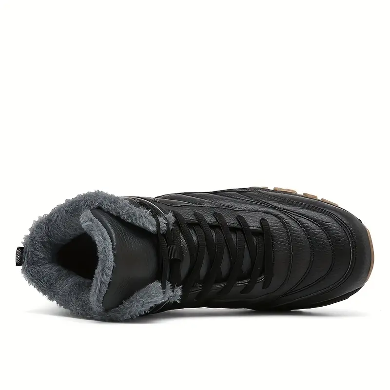 (🔥Advanced Material) Men's Waterproof and Windproof Warm Shoes Hiking Boots Snow Boots