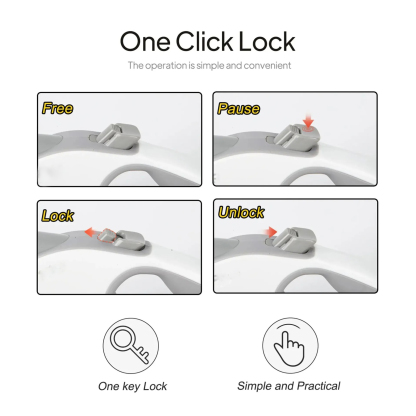 FIDA LED Lighted Retractable Dog Leash