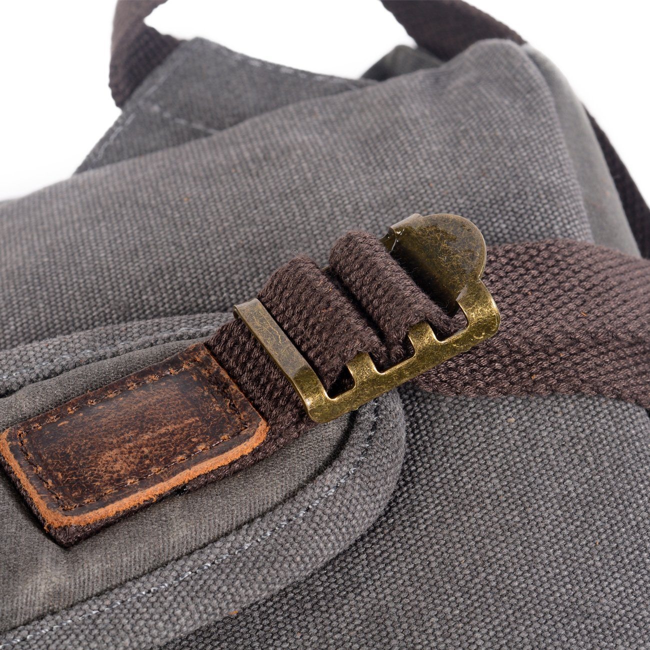 Canvas Leather Backpack | ROME