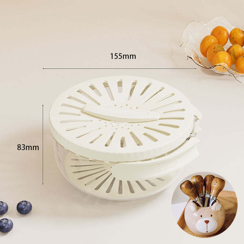 2-in-1 Draining and Preservation Basket: Simplify Washing & Storing