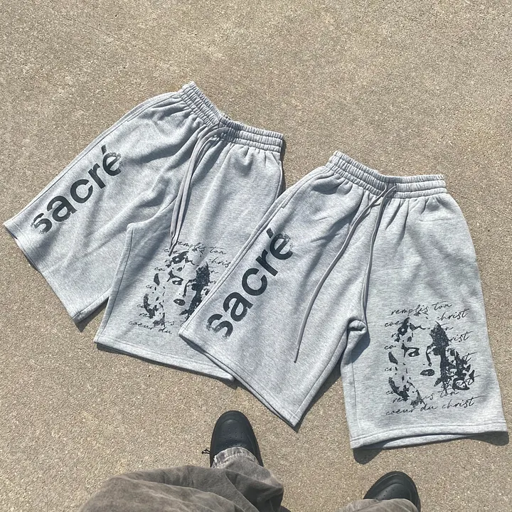 Retro Casual Mid-Length Shorts