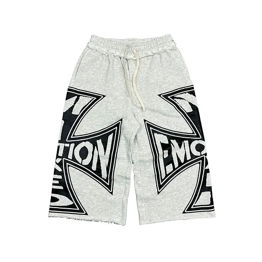 Retro Casual Mid-Length Shorts