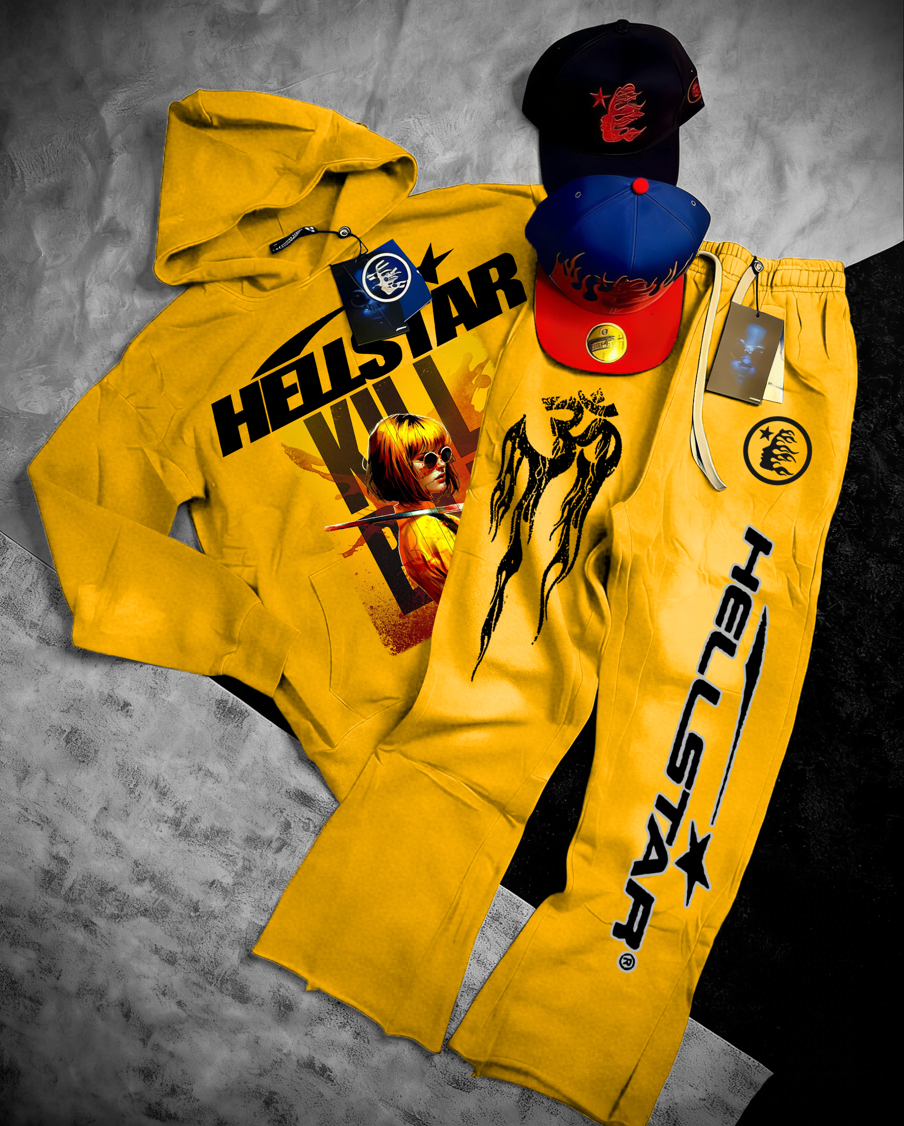 New Arrivals Hellxstar Hoodie sets