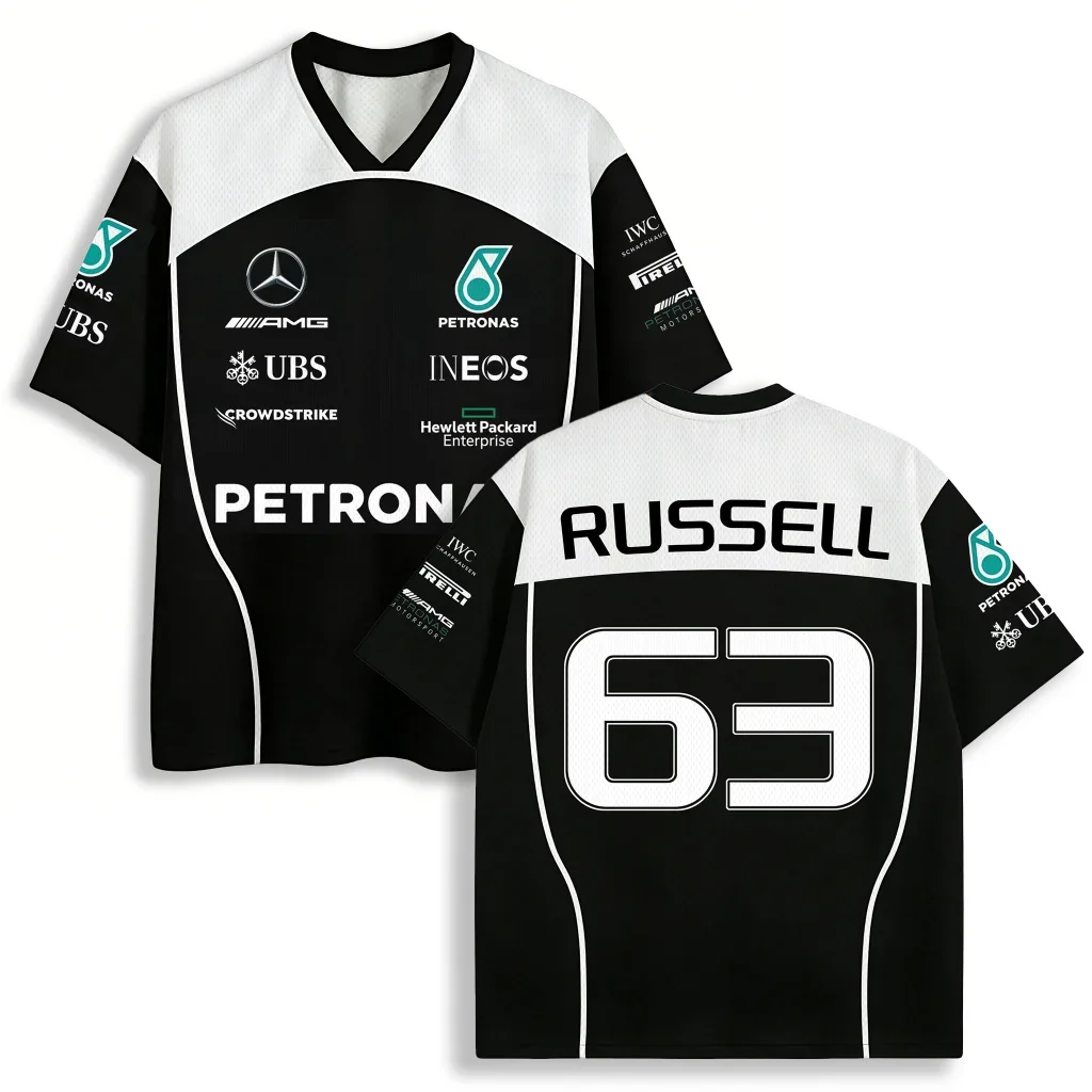 2026 Mercedes F1 George Russell 63 Mesh Jersey