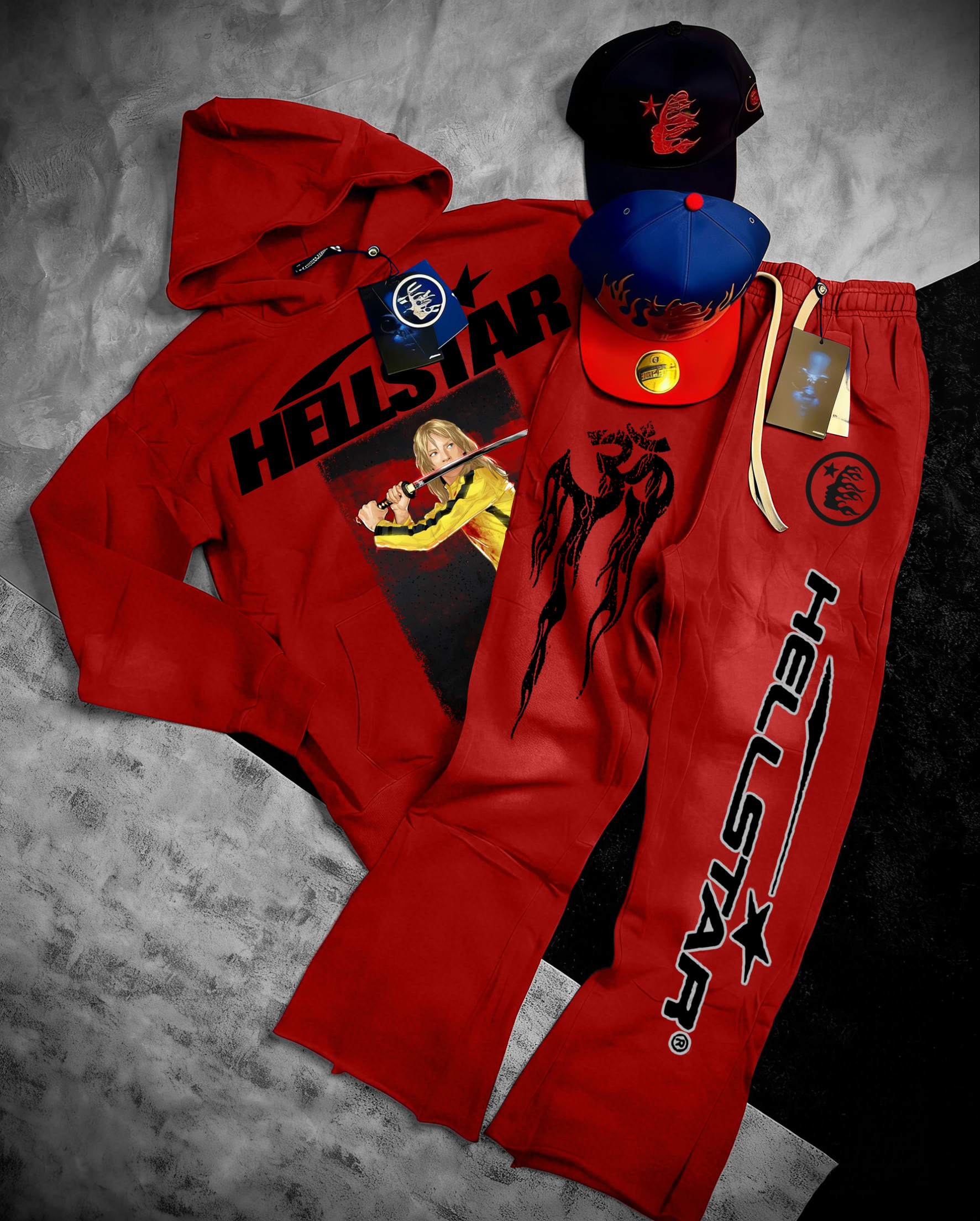 New Arrivals Hellxstar Hoodie sets