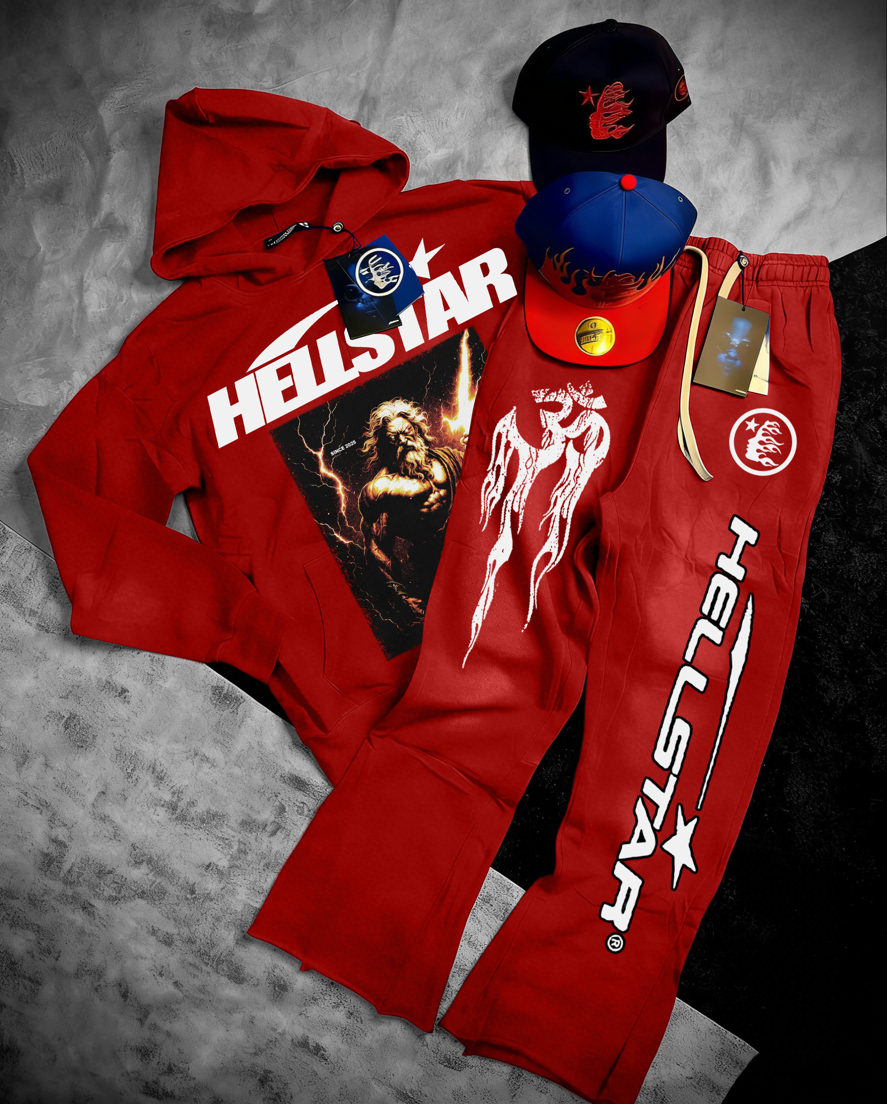 New Arrivals Hellxstar Hoodie sets