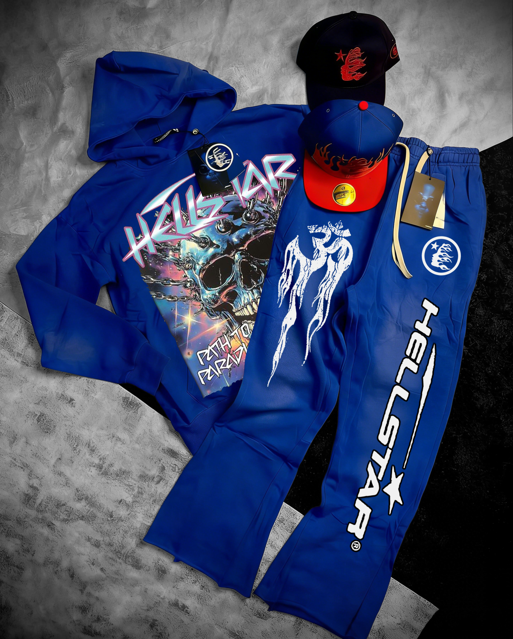 New Arrivals Hellxstar Hoodie sets