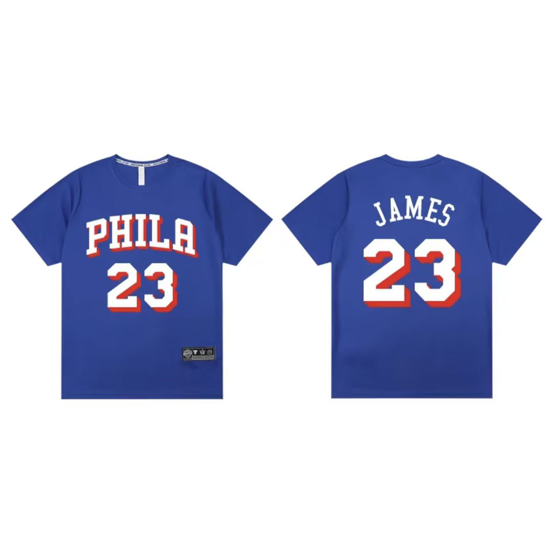 Philadelphia 76ers Tee T-Shirt No. 23 jersey Unisex