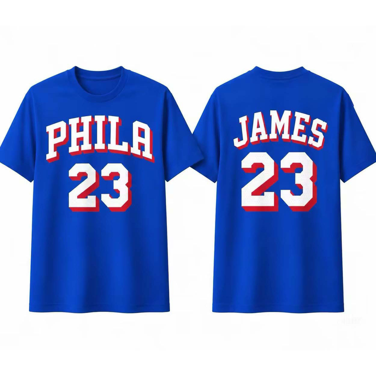 Philadelphia 76ers Tee T-Shirt No. 23 jersey Unisex