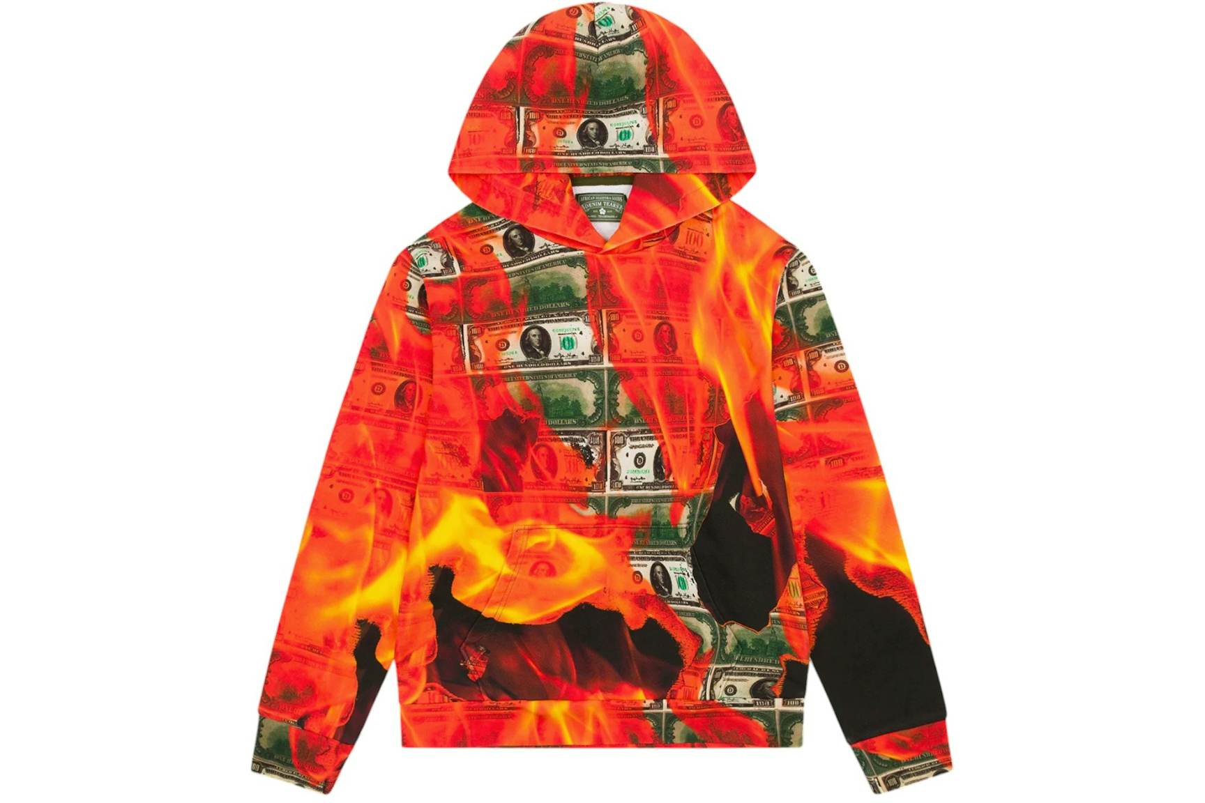 Denim Tears Hoodie Unisex Fit Washed