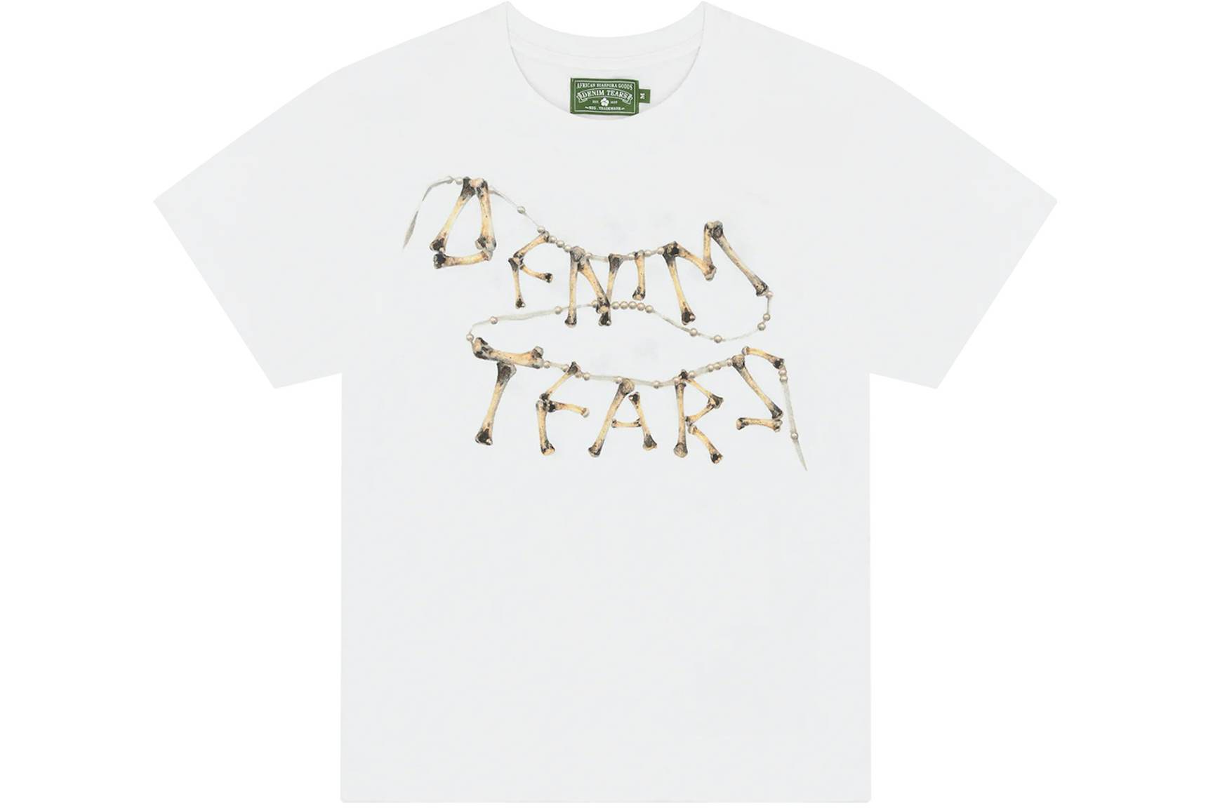 Denim Tears Classic 100%Cotton Tee T-Shirt Unisex Fit Washed