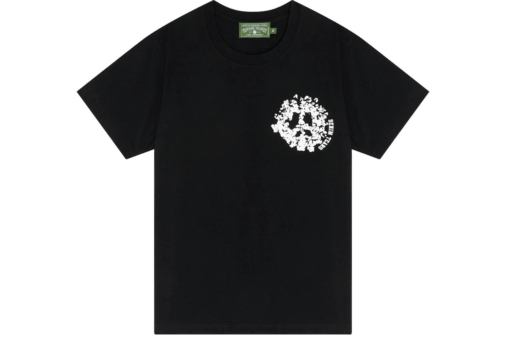 Denim Tears Classic 100%Cotton Tee T-Shirt Unisex Fit Washed