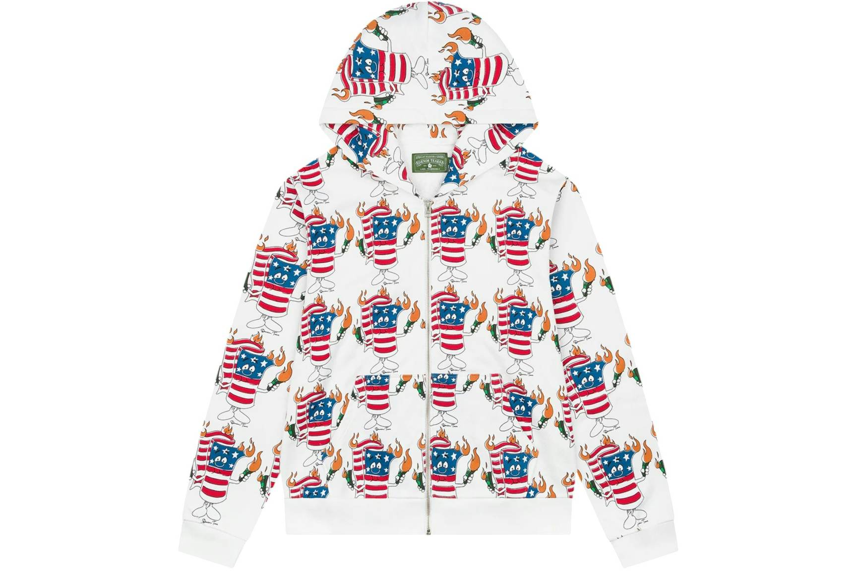 Denim Tears Hoodie Unisex Fit Washed