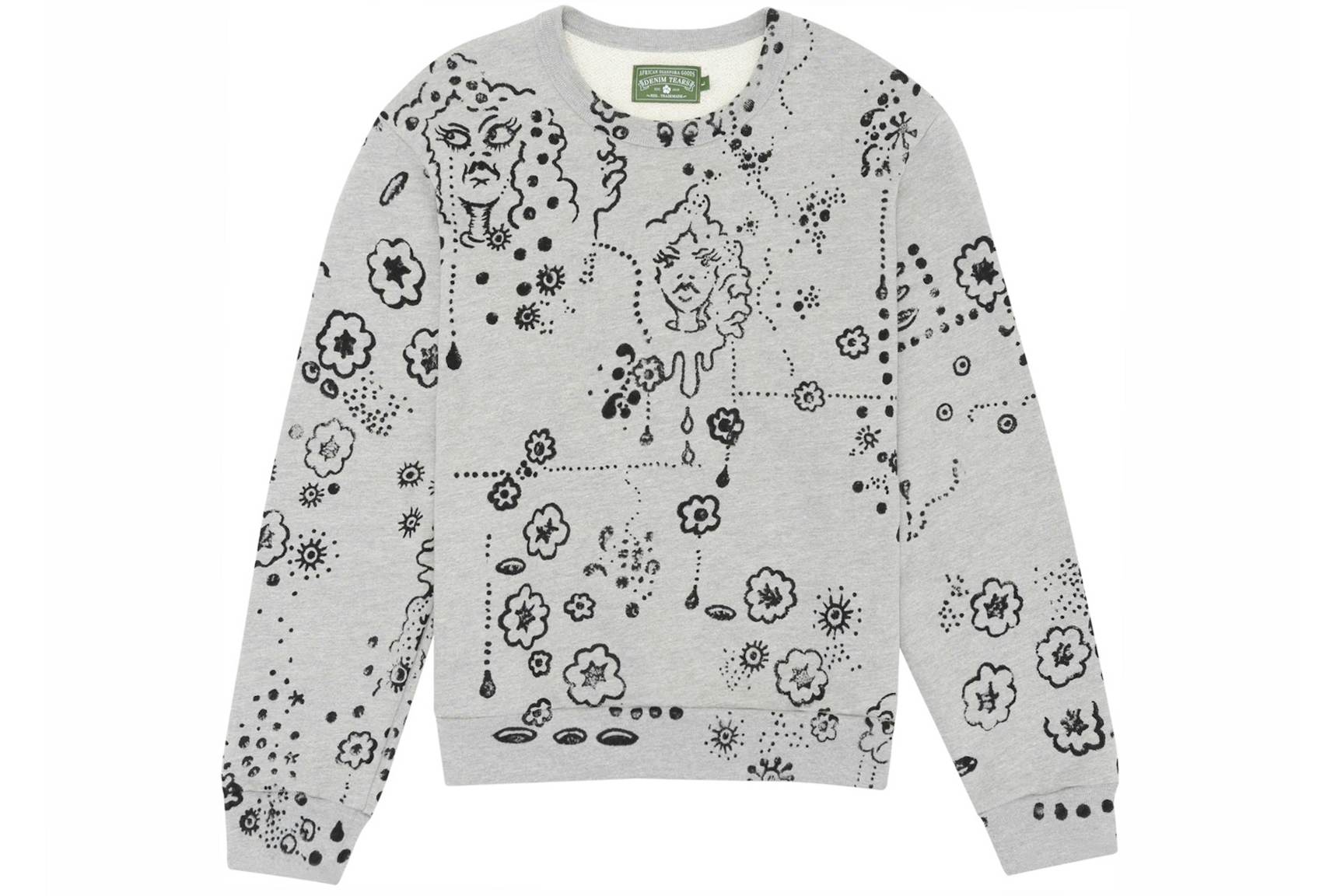 Denim Tears Hoodie Unisex Fit Washed