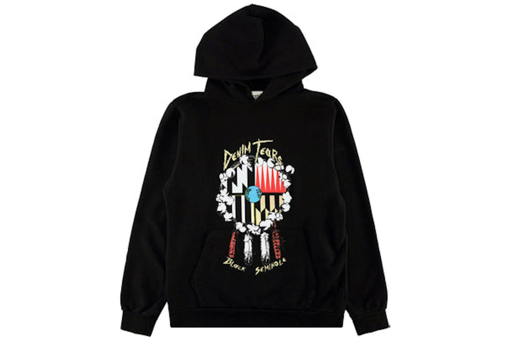 Denim Tears Hoodie Unisex Fit Washed