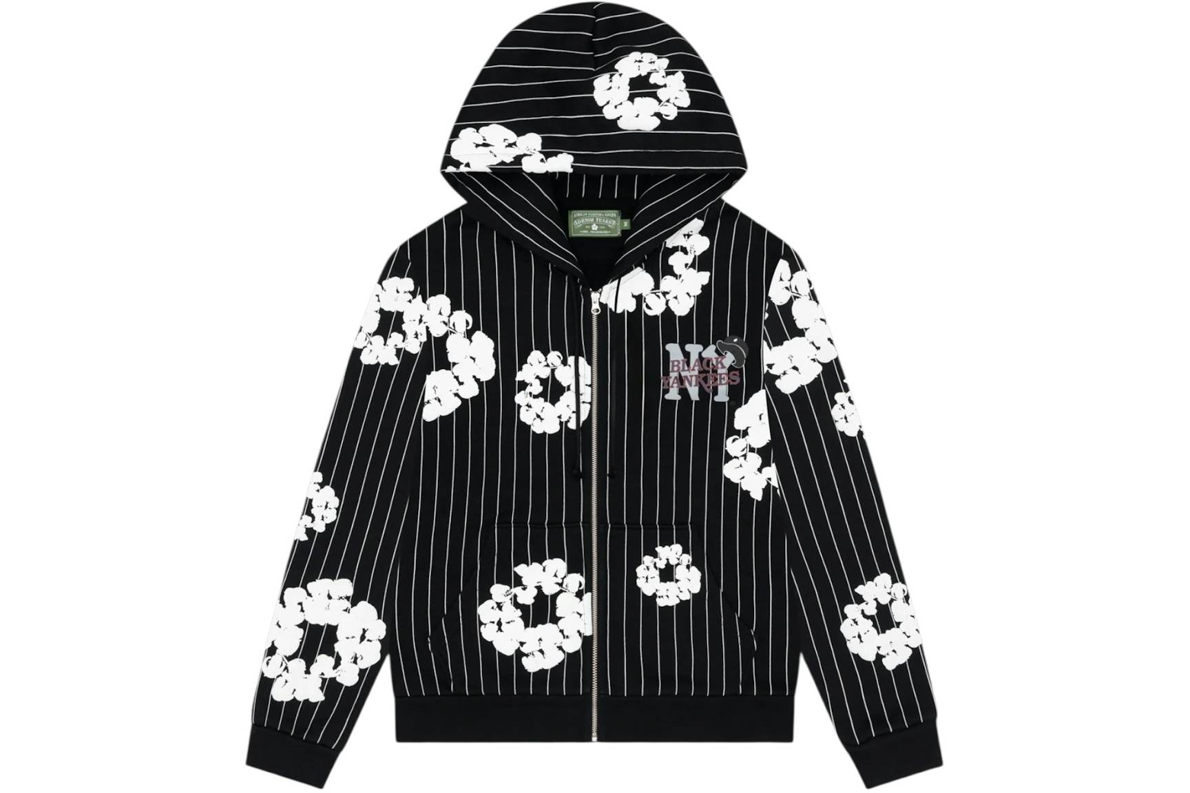 Denim Tears Hoodie Unisex Fit Washed